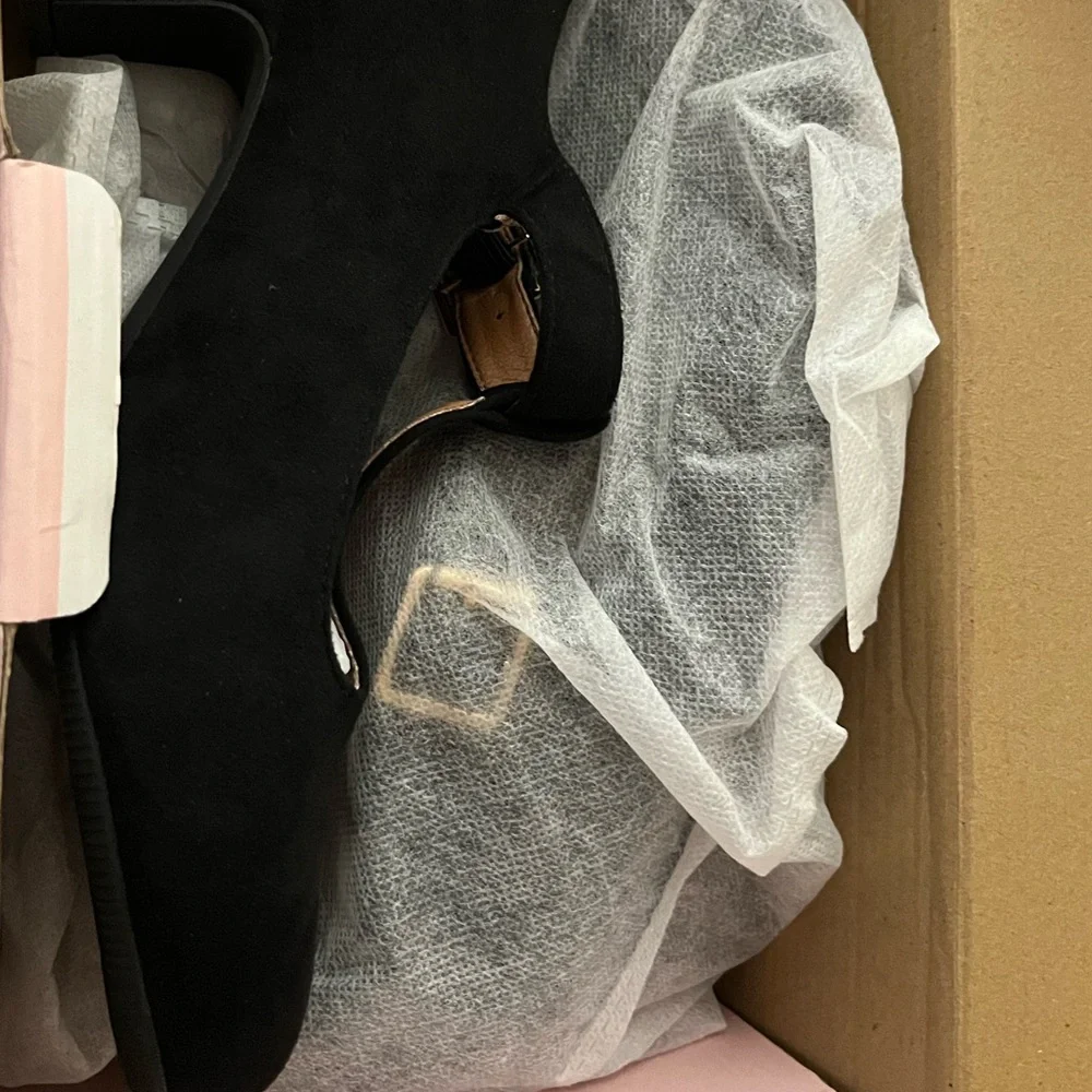NEW Black Mary Jane Heels 8.5 / Tacones 41 - Picture 10 of 10